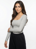 Essential Square-Neck Long Sleeve