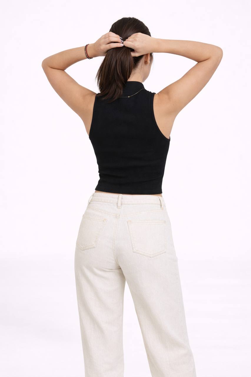 Essential Mock-Neck Tank