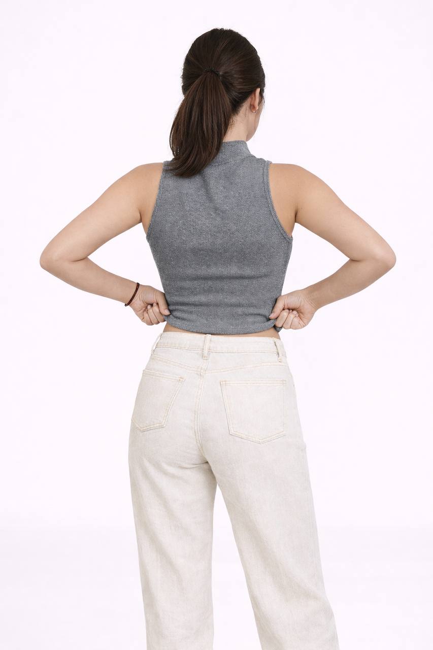 Essential Mock-Neck Tank